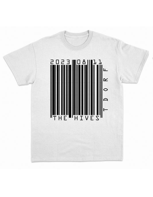 Barcode White T-Shirt