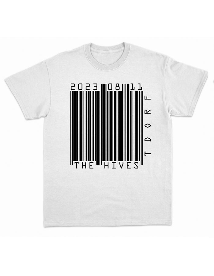 The Hives | Barcode White T-Shirt | The Official Hives store