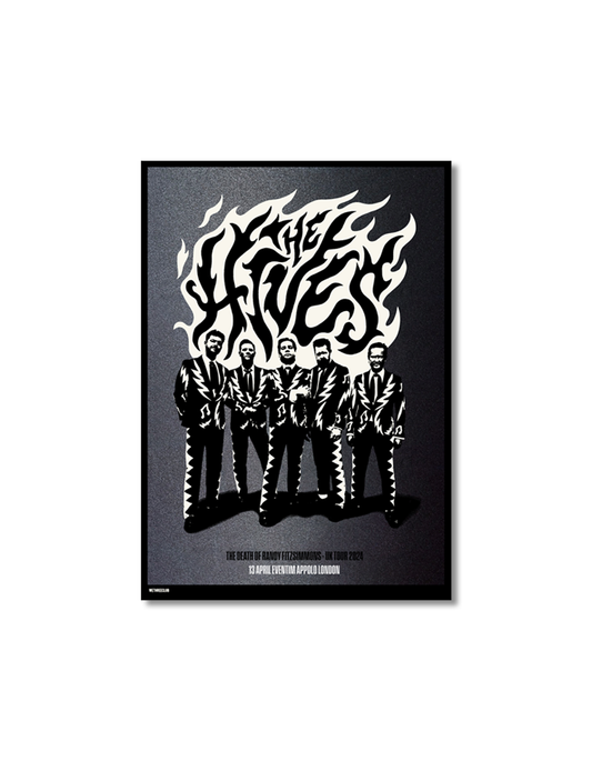 The Hives London Hammersmith Screen Printed Poster (Signed)