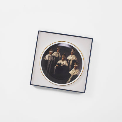 GOLD RIMMED COMMEMORATIVE PLATE - FULL BAND