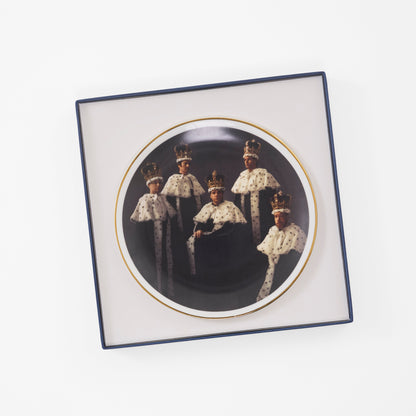 GOLD RIMMED COMMEMORATIVE PLATE - FULL BAND