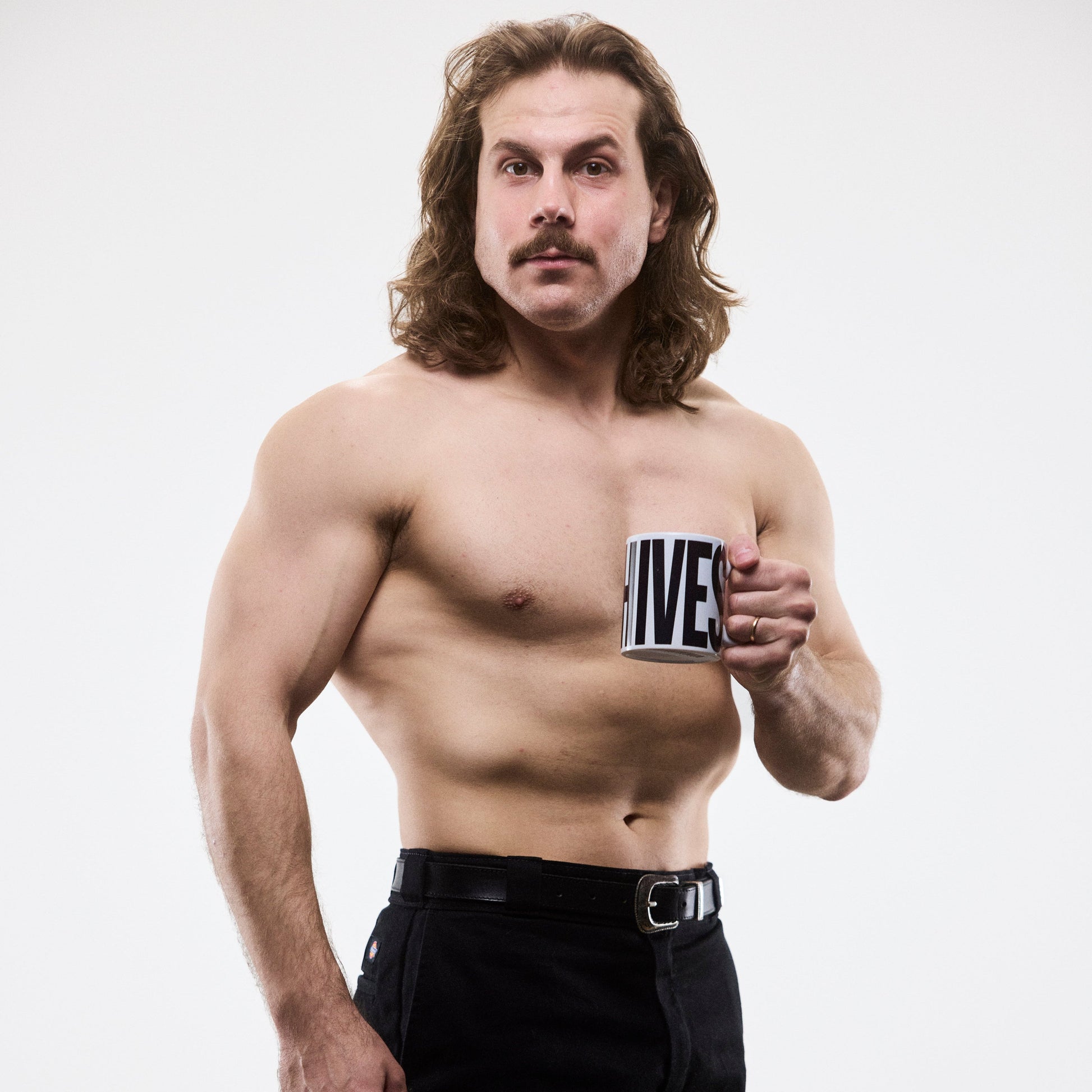 THE HIVES BLOCK PRINT MUG