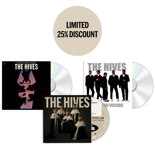 THE HIVES FOREVER FOREVER THE HIVES + THE DEATH OF RANDY FITZSIMMONS + VENI VIDI VICIOUS CD BUNDLE