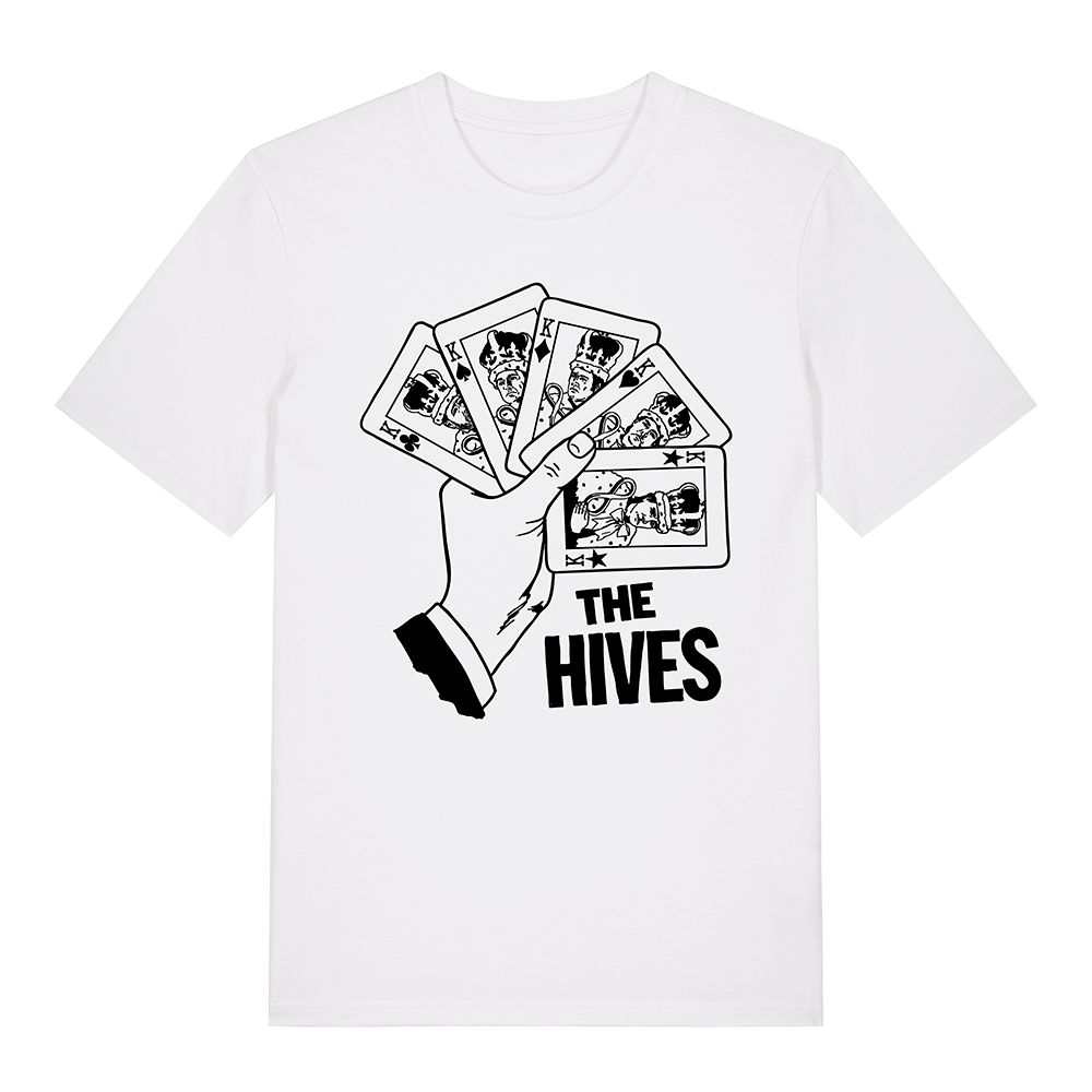 THE HIVES PLAYING CARDS TEE WHITE