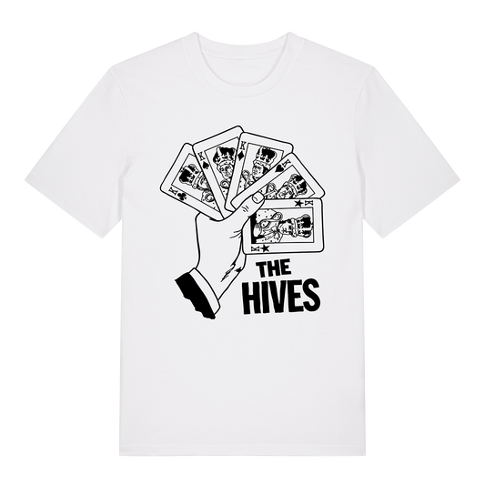 THE HIVES PLAYING CARDS TEE WHITE